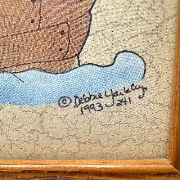Noahs Ark Child Baby Room Art Prints In Oak Frames 6"x8" Set Of 2 1993 - 96 - Picture 6 of 13